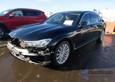2017 BMW 740I from USA, damaged, VIN WBA7E2C35HG740774